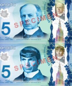 CAD $5 Bills